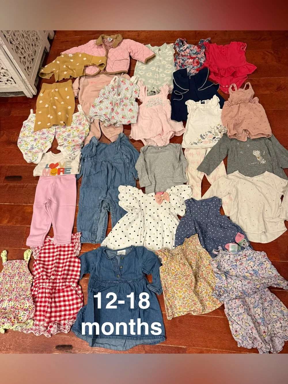 Baby girl lot size 12-18 months